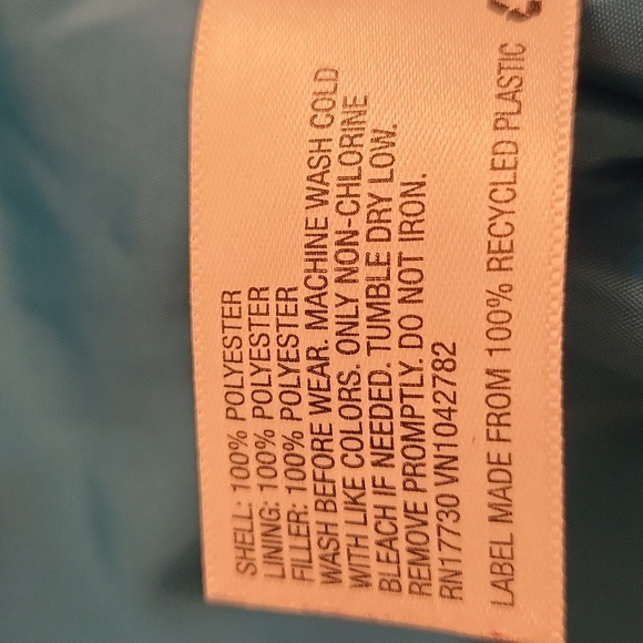 Adorable small floral print puffer vest - Picture 4 of 4